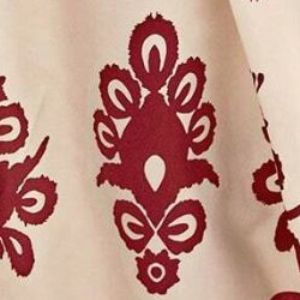 Smocked Printed Wide Strap Maxi Dress